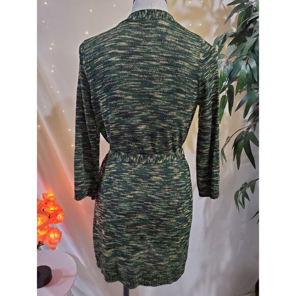 The Limited Outback Red Camo Spacedye Light Knit Cardigan Sweater Womens Size S - Picture 3 of 9